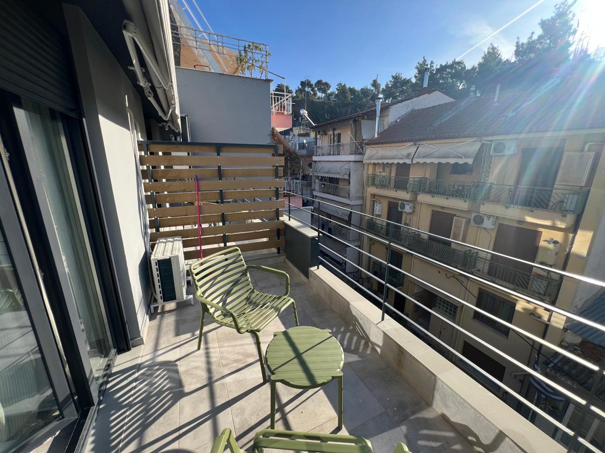Skyline Oasis Thesbnb Lejlighed Thessaloníki Eksteriør billede